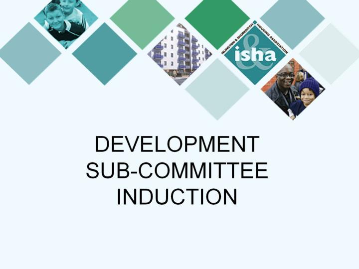 development sub committee induction