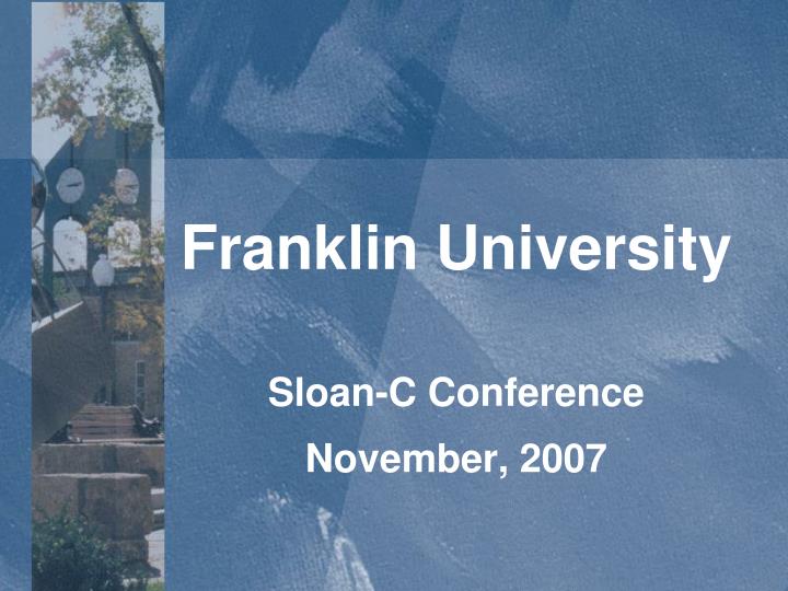 franklin university