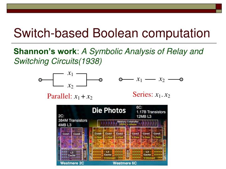 switch based boolean computation