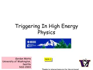 Triggering In High Energy Physics