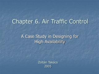 Chapter 6. Air Traffic Control