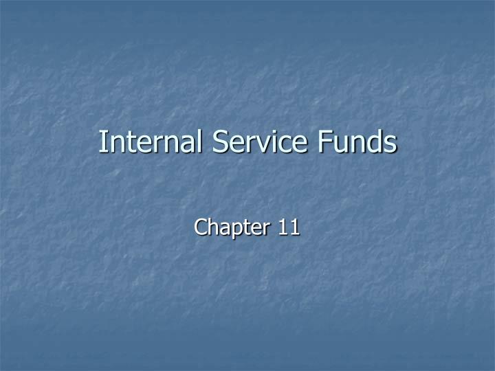 internal service funds