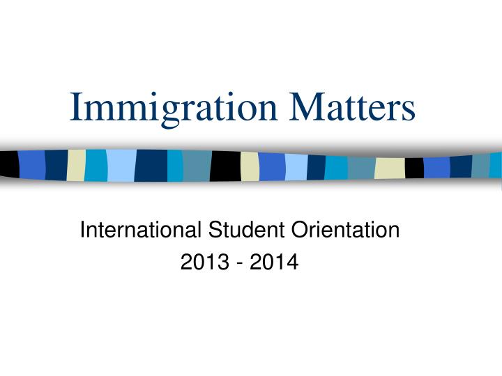immigration matters