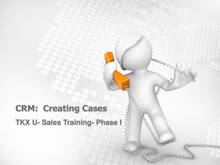 crm creating cases