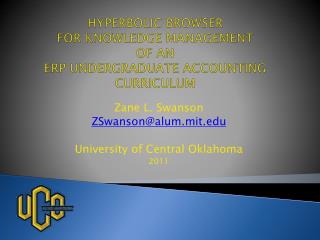 HYPERBOLIC BROWSER FOR KNOWLEDGE MANAGEMENT OF AN ERP UNDERGRADUATE ACCOUNTING CURRICULUM
