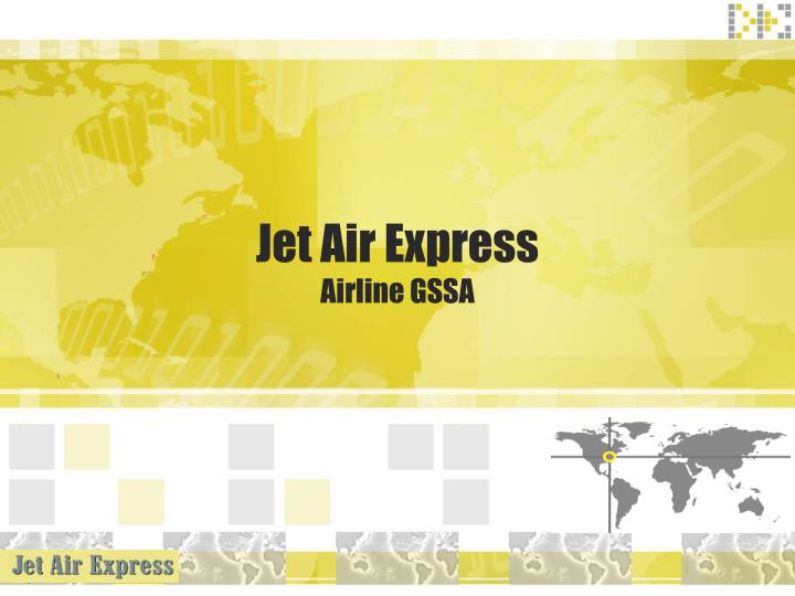 jet air express airline gssa