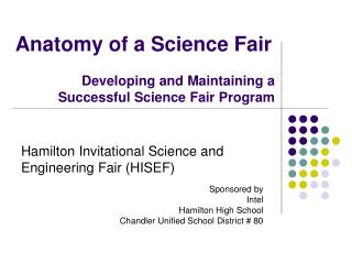 Hamilton Invitational Science and Engineering Fair (HISEF)
