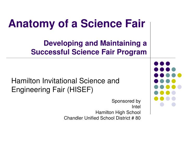 hamilton invitational science and engineering fair hisef