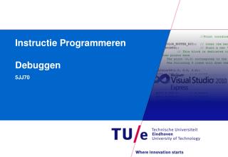 Instructie Programmeren Debuggen