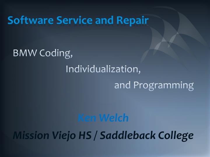 software service and repair