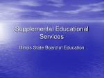 Supplemental Educational Services - slide 1