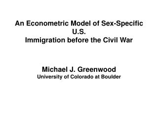 Why is the sex composition of international migration important?