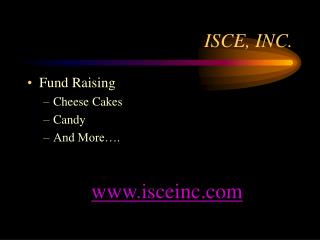 ISCE, INC.