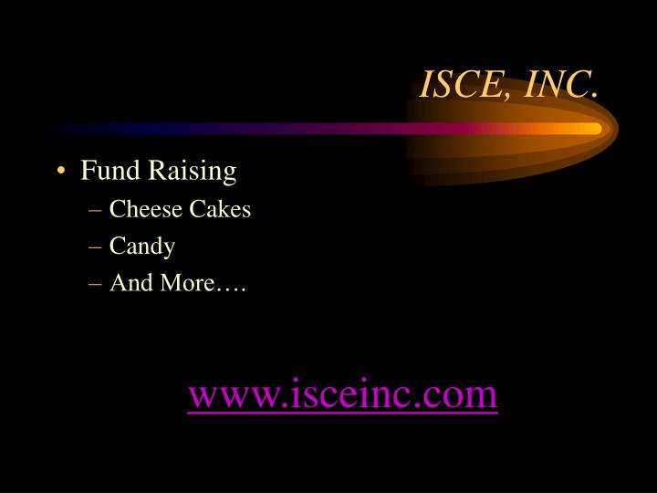 isce inc