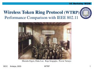 Wireless Token Ring Protocol (WTRP) Performance Comparison with IEEE 802.11