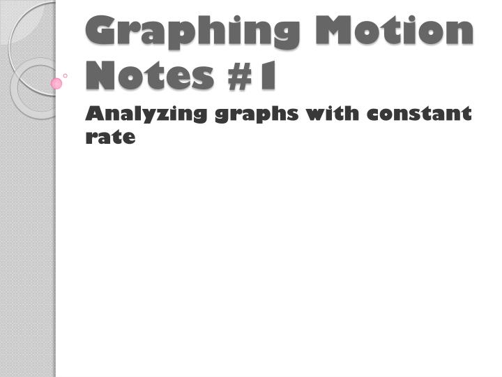 graphing motion notes 1