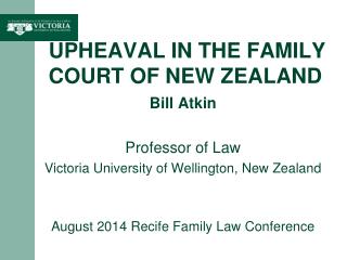 Upheaval in the Family Court of New Zealand