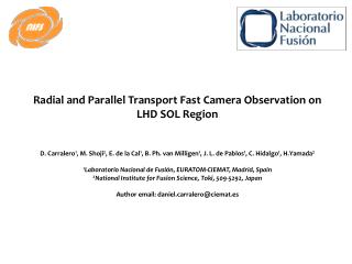 Radial and Parallel Transport Fast Camera Observation on LHD SOL Region