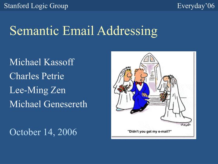 semantic email addressing