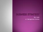BUSINESS STRATEGY - slide 1