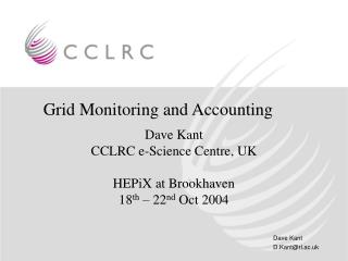 Grid Monitoring and Accounting