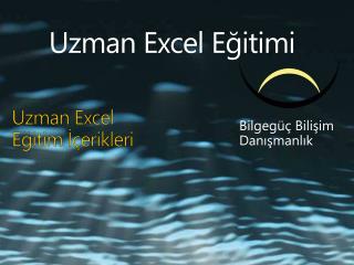 uzman excel e itim erikleri