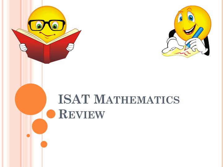 isat mathematics review