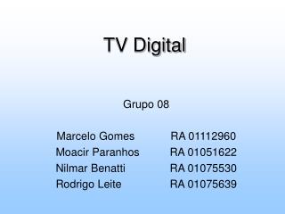 tv digital