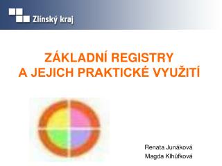 z kladn registry a jejich praktick vyu it