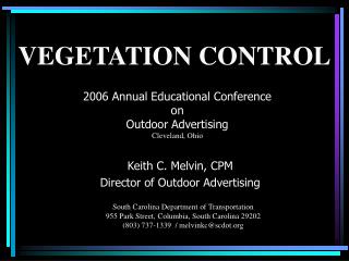 2006 Annual Educational Conference on Outdoor Advertising Cleveland, Ohio