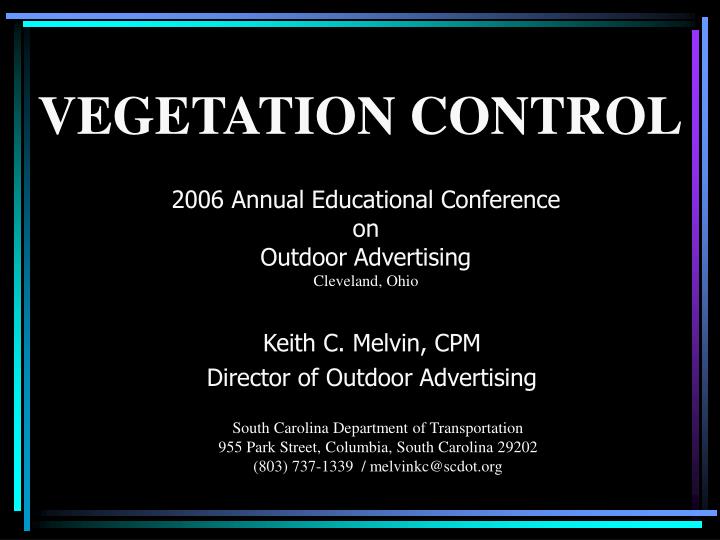 2006 annual educational conference on outdoor advertising cleveland ohio