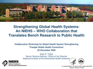 Collaboration Workshop for Global Health System Strengthening Triangle Global Health Consortium