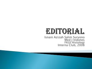 editorial