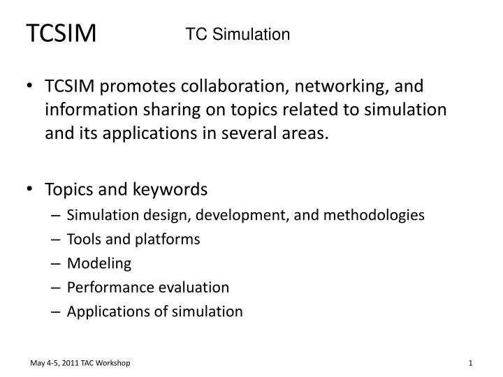 tcsim