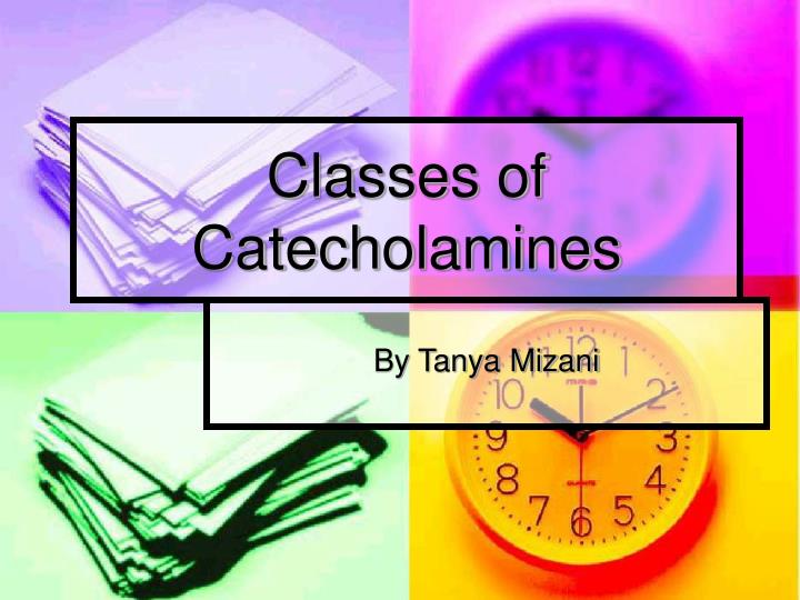classes of catecholamines