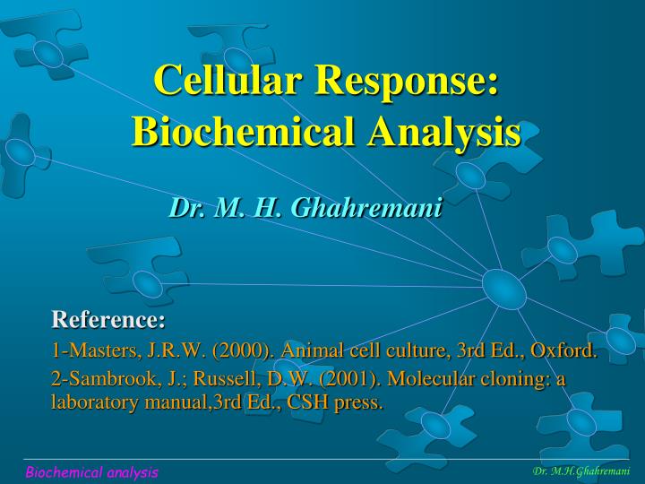 cellular response biochemical analysis