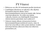 FY 9 kurssi - slide 1