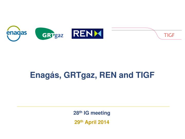 28 th ig meeting 29 th april 2014