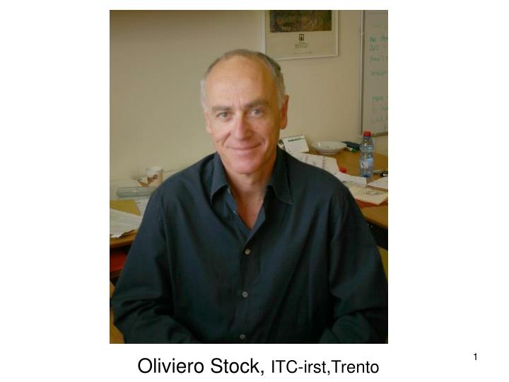 oliviero stock itc irst trento