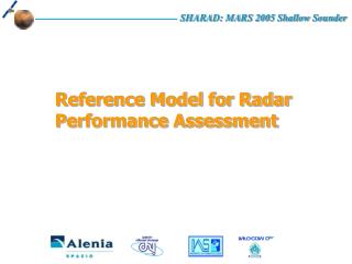 Reference Model for Radar Performance Assessment