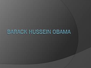 barack hussein obama