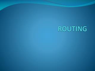 routing