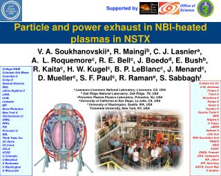 Particle and power exhaust in NBI-heated plasmas in NSTX