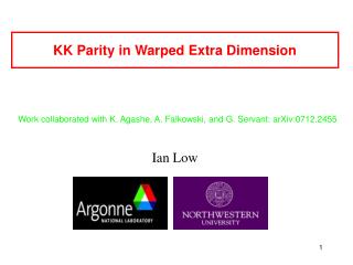 KK Parity in Warped Extra Dimension