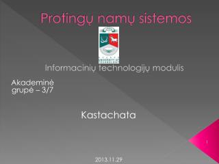 proting nam sistemos