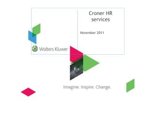 Croner HR services November 2011