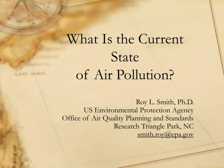 what is the current state of air pollution