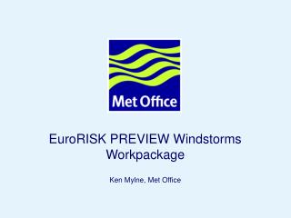 EuroRISK PREVIEW Windstorms Workpackage