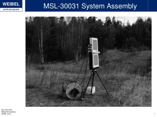 MSL-30031 System Assembly