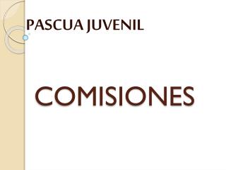comisiones